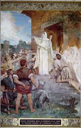 St. Genevieve Calming the Parisians on the Approach of Attila